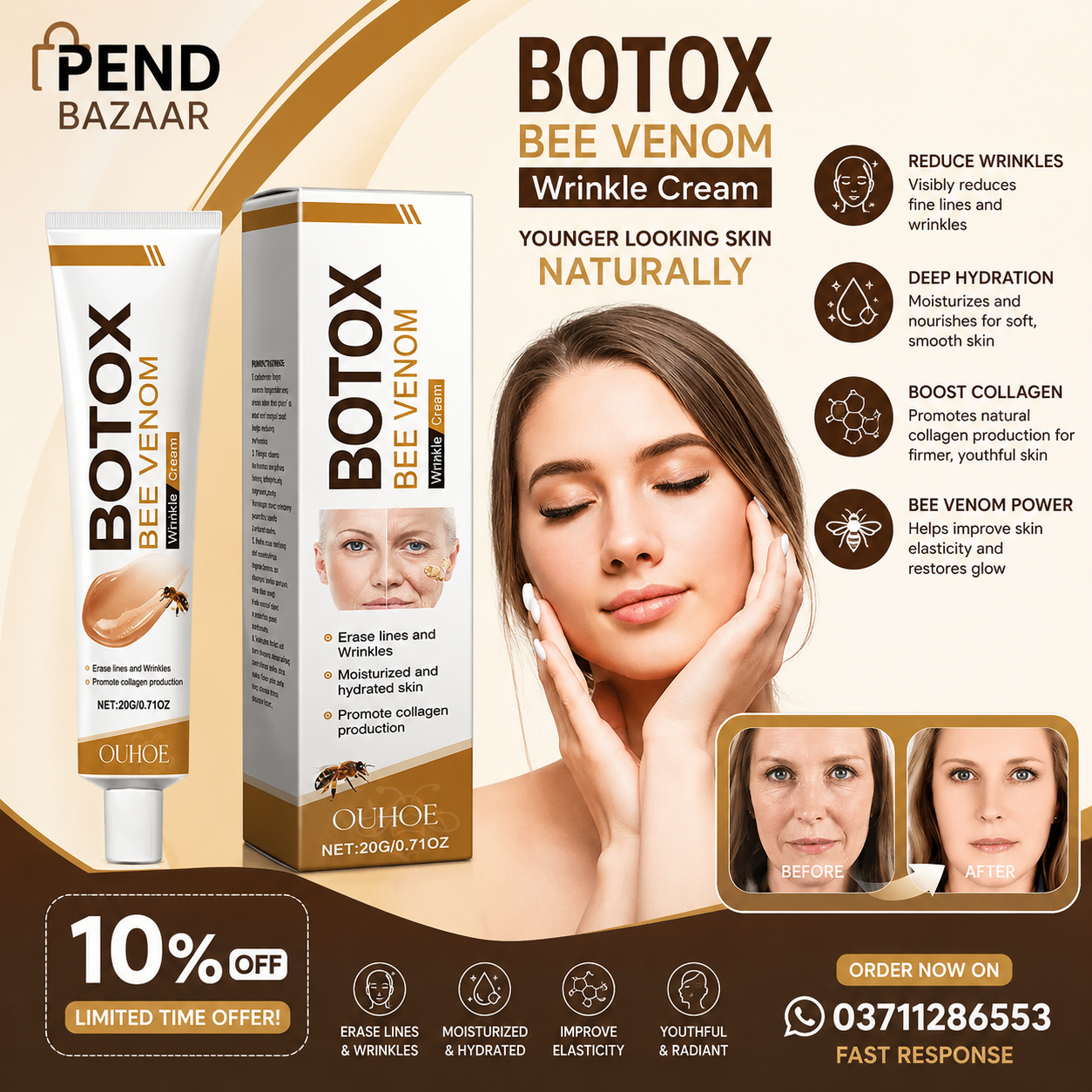 Botox Bee Venom Wrinkle Removal Cream